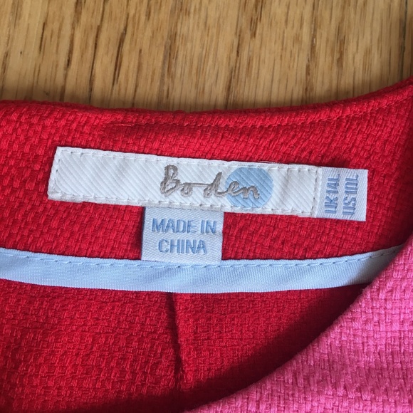 Boden Shift Dress Pippa Colorblock with Pockets! - Picture 5 of 7